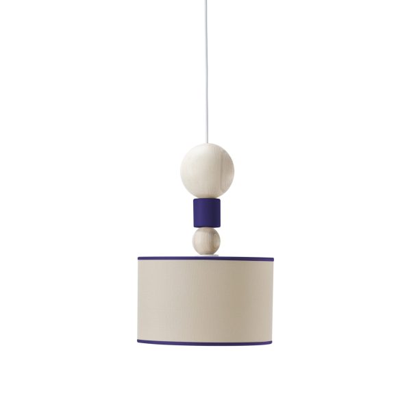 emko spiedino hanglamp - blauw - ø24 cm