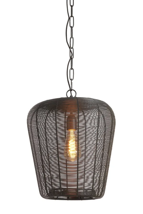 light & living hanglamp adeta - zwart - ø 31 cm - Afbeelding 9