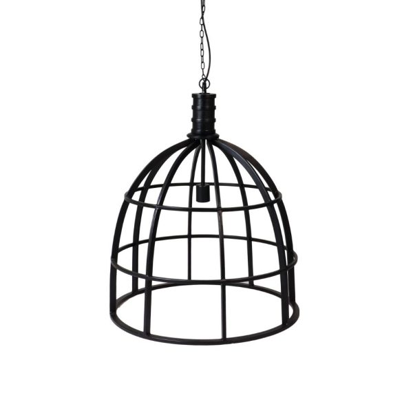 hsm collection metalen hanglamp - zwart - ø60 cm