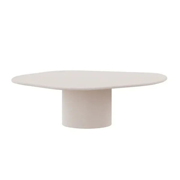 dome deco organische eettafel delphi, mortex, beton